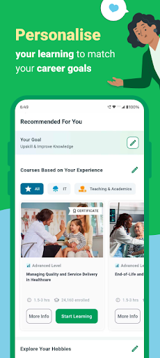 Screenshot of Alison: Online Education App