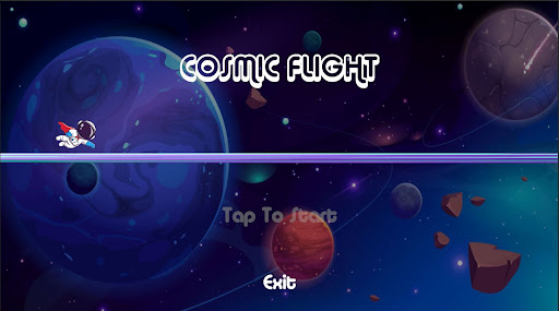 Android application Cosmic Flight screenshort