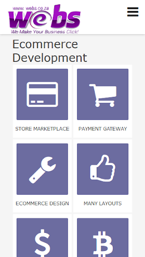 Android application Ecommerce Webdesign screenshort