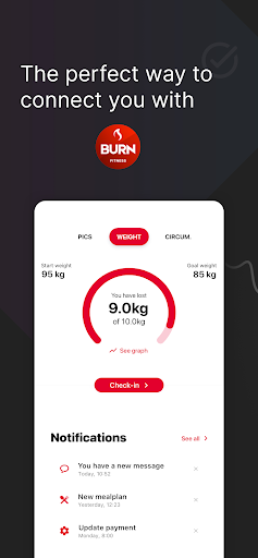 Android application Burn Fitness screenshort