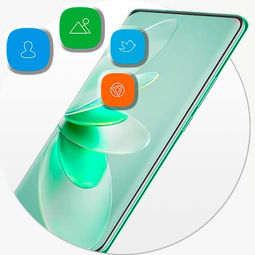 Vivo y78 Theme & Launcher logo