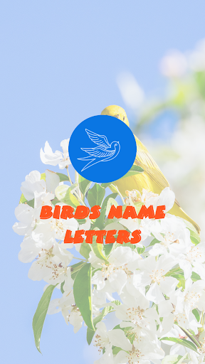 Android application Birds name Letters screenshort
