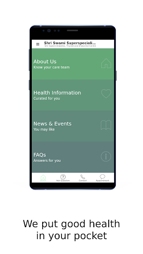 Android application Shri Swami Diabetes, Thyroid a screenshort