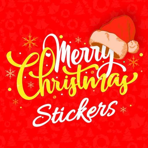 Merry Christmas Stickers for W logo