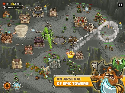 Екранна снимка на Kingdom Rush Frontiers TD