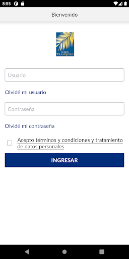 Android application Puerto Tranquilo screenshort