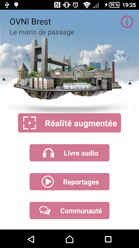 Android application OVNI Brest screenshort