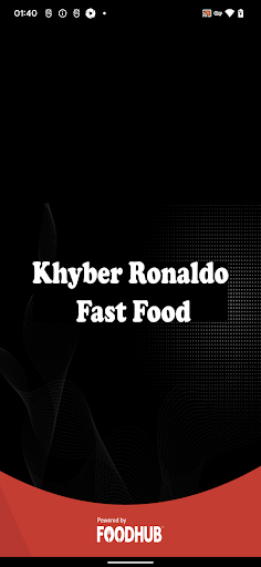 Android application Khyber Ronaldo Fast Food screenshort