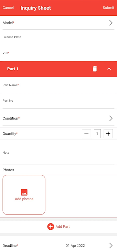 Android application Tokoonderdil Mobile screenshort