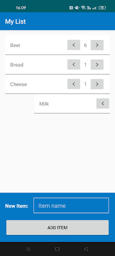 MyList Screen 2