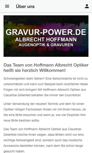 Hoffmann Albrecht Optiker Screen 2