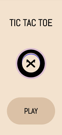 Android application Tic Tac Toe screenshort