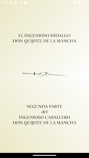 Android application Don Quijote de la Mancha screenshort