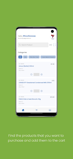 Android application Suvida Foods screenshort