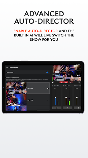 Screenshot of Logitech Mevo Multicam