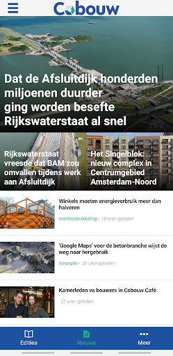 Cobouw nieuws en Bouwberichten Screen 2