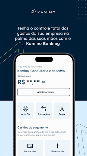 Android application Kamino: Cartão Corporativo screenshort