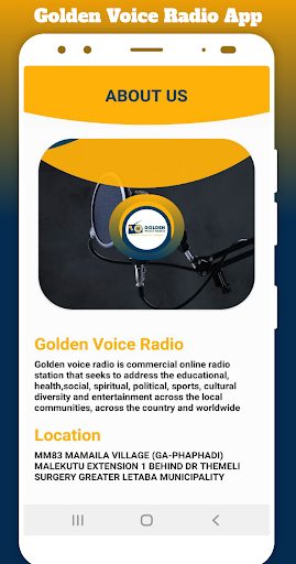 Golden Voice Radio Screen 2