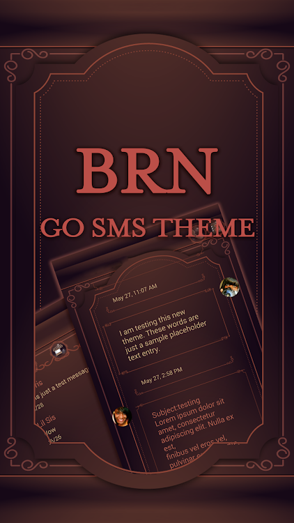 BRN GO SMS Theme - 5 - (Android)