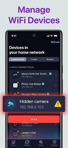 WiFi Router Manager: WiFi Scan Screen 3