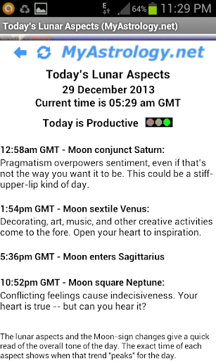 MyAstrology.net Screen 3