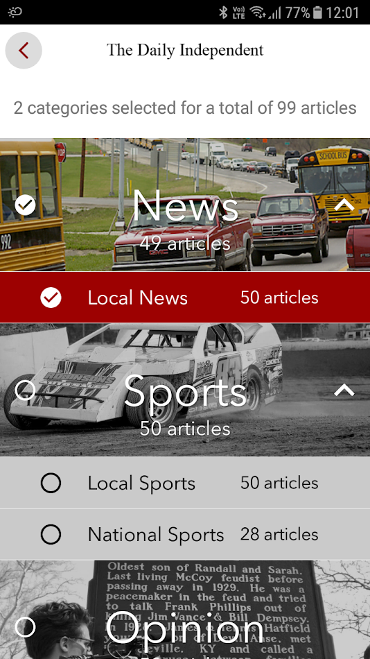 #5. Daily Independent- Ashland, KY (Android) Podle: CNHI, LLC