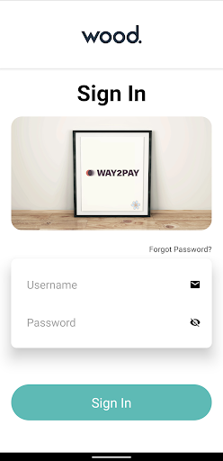 Android application Inspire Catering at Wood screenshort