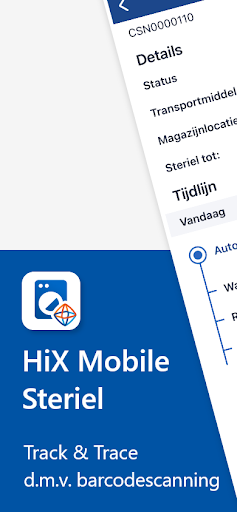 Android application HiX Mobile Sterile screenshort