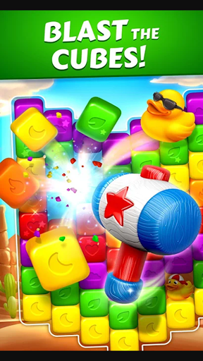Toon Pet Crush:Toy Cube Puzzle 5.1 screenshots 1