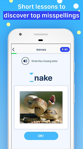 Screenshot of Spelling Bee: Learn English Wo