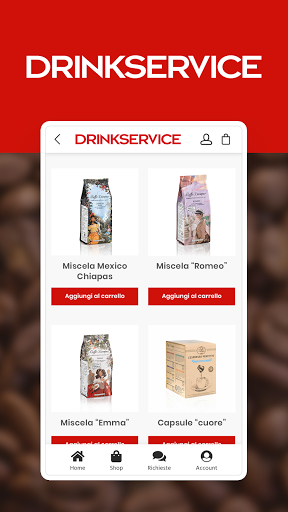 Drink Service Screen 2