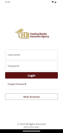 Android application Harding Brooks Online screenshort