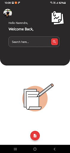 Android application Notes screenshort