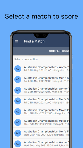 BowlsLink Scoring Screen 2