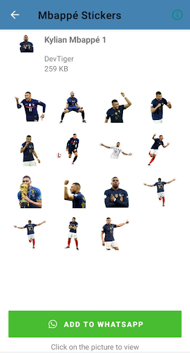 Mbappé Stickers