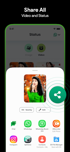 Status Download - Status Save Screen 3