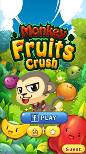 Monkey Fruits Crush : Match 3 banner