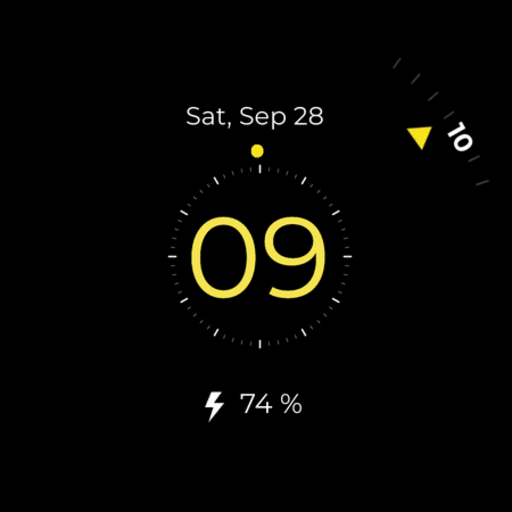 Simple Minimal watch face Logo