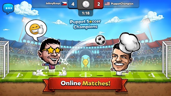 Puppet Soccer Champions Screenshot