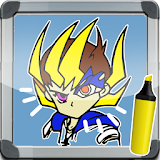 Coloring book for yugioh icon