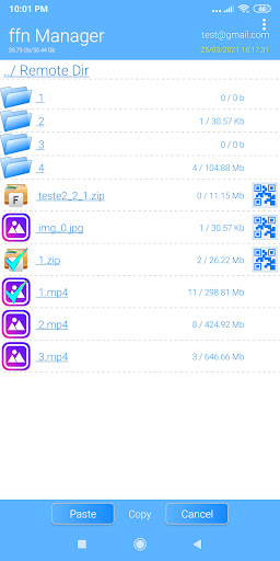files manager Screen 2