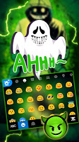 screenshot of Creepy Devil Smile Keyboard Th