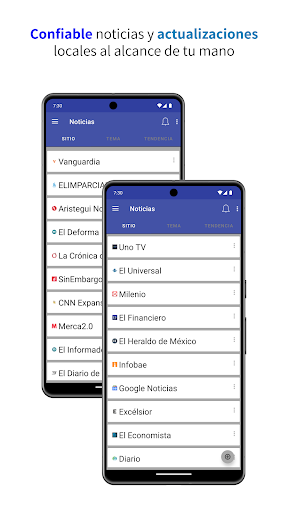 Vista previa de la aplicación