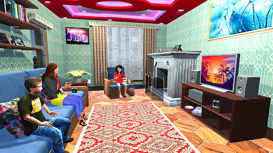 Virtual Mother Happy Family 3D