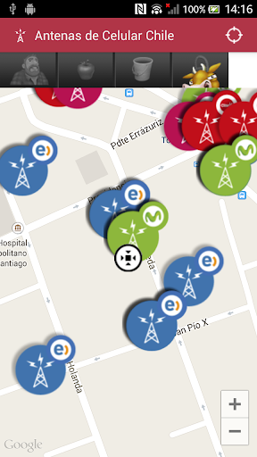 Android application Cell Towers screenshort