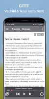 screenshot of Offline Biblia audio in română