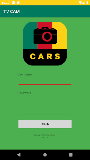 Android application CARS TV CAM screenshort
