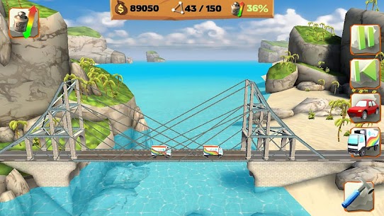 Bridge Constructor Playground FREE Apk MOD 2021** 1