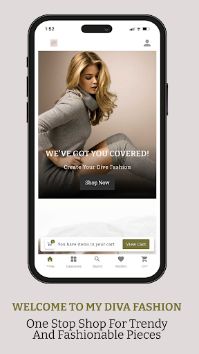 Android application My Diva Fashion screenshort
