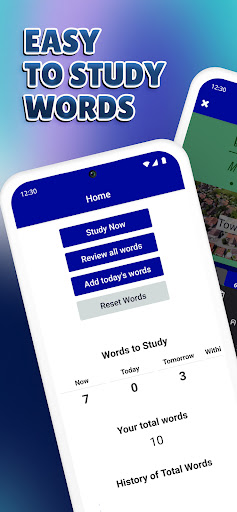 Android application My Thai Words screenshort